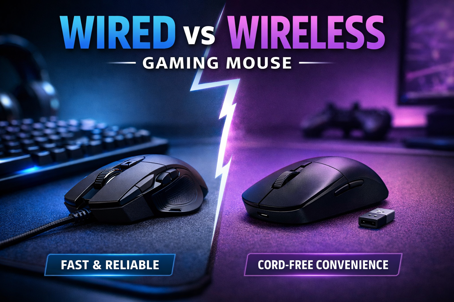 wired vs wireless gaming mouse