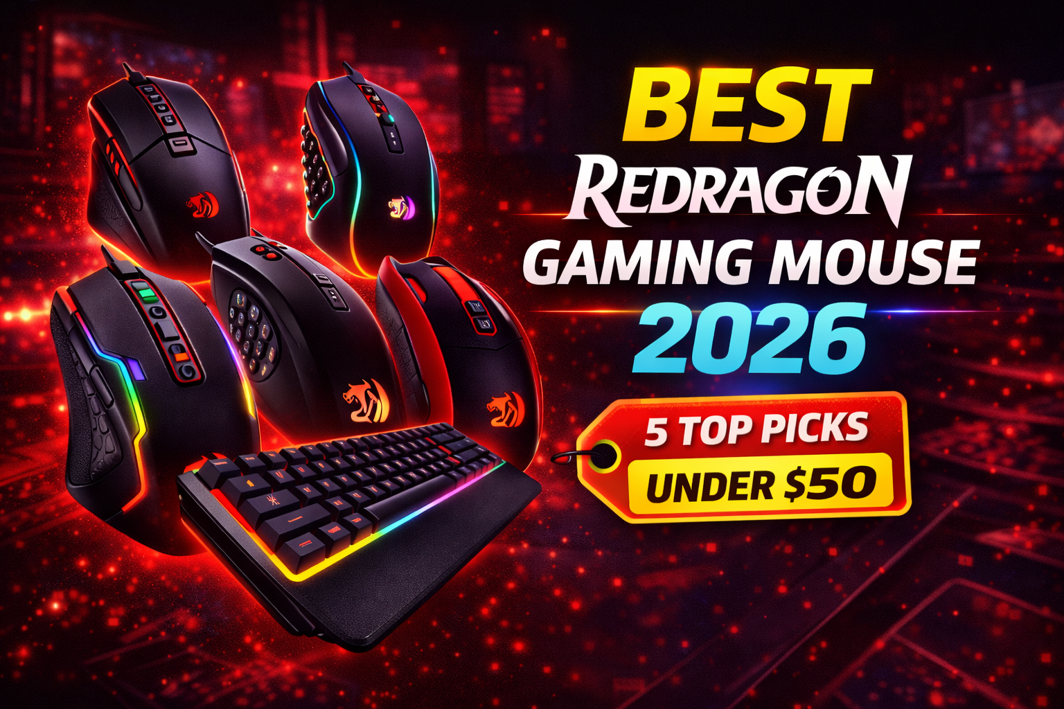 Best Redragon Gaming Mouse 2026: 5 Top Picks Under 50