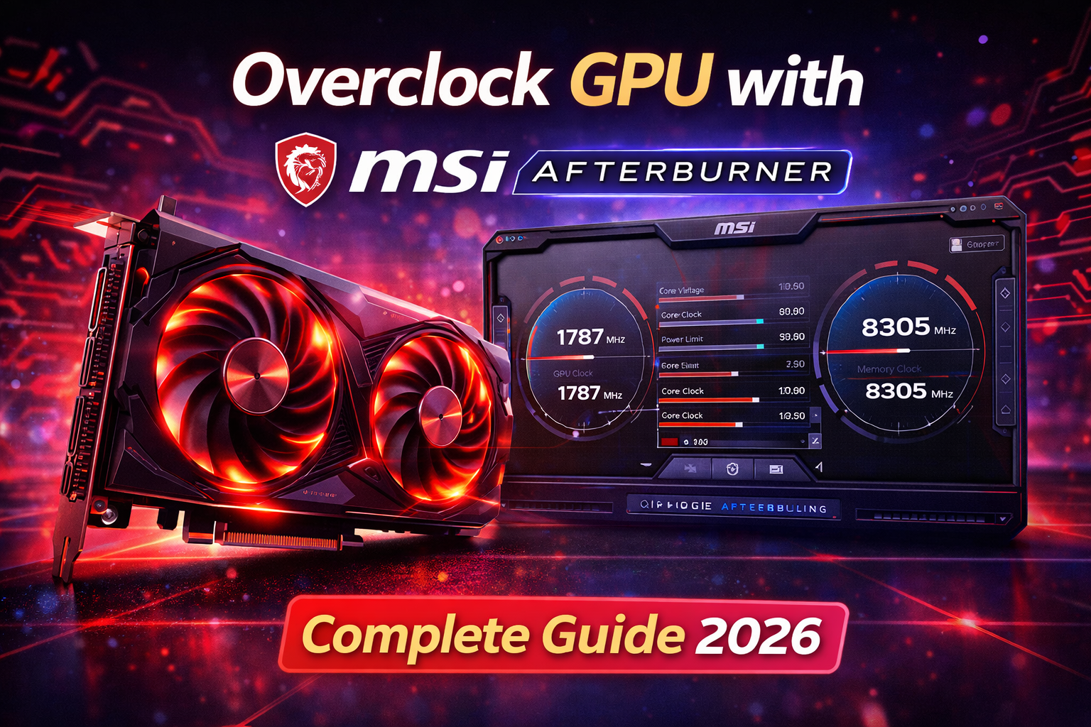 How to Overclock GPU: MSI Afterburner Guide 2026 How to Overclock GPU: MSI Afterburner Guide 2026
