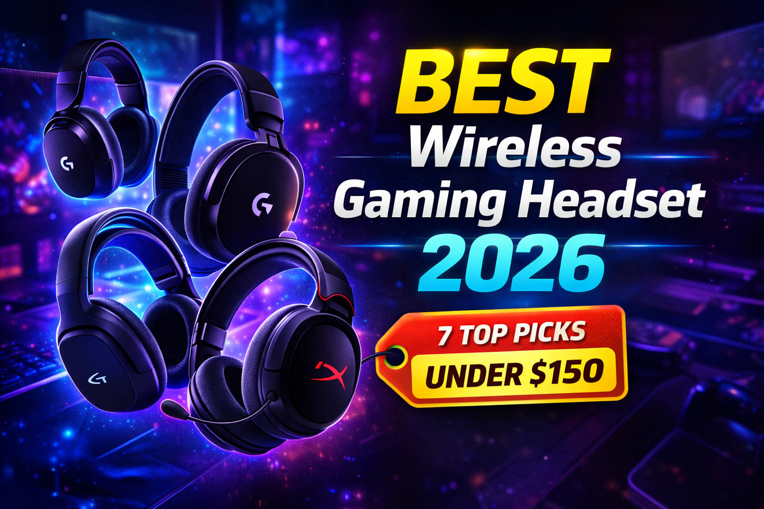 Best Wireless Gaming Headset 2026: Under 150$