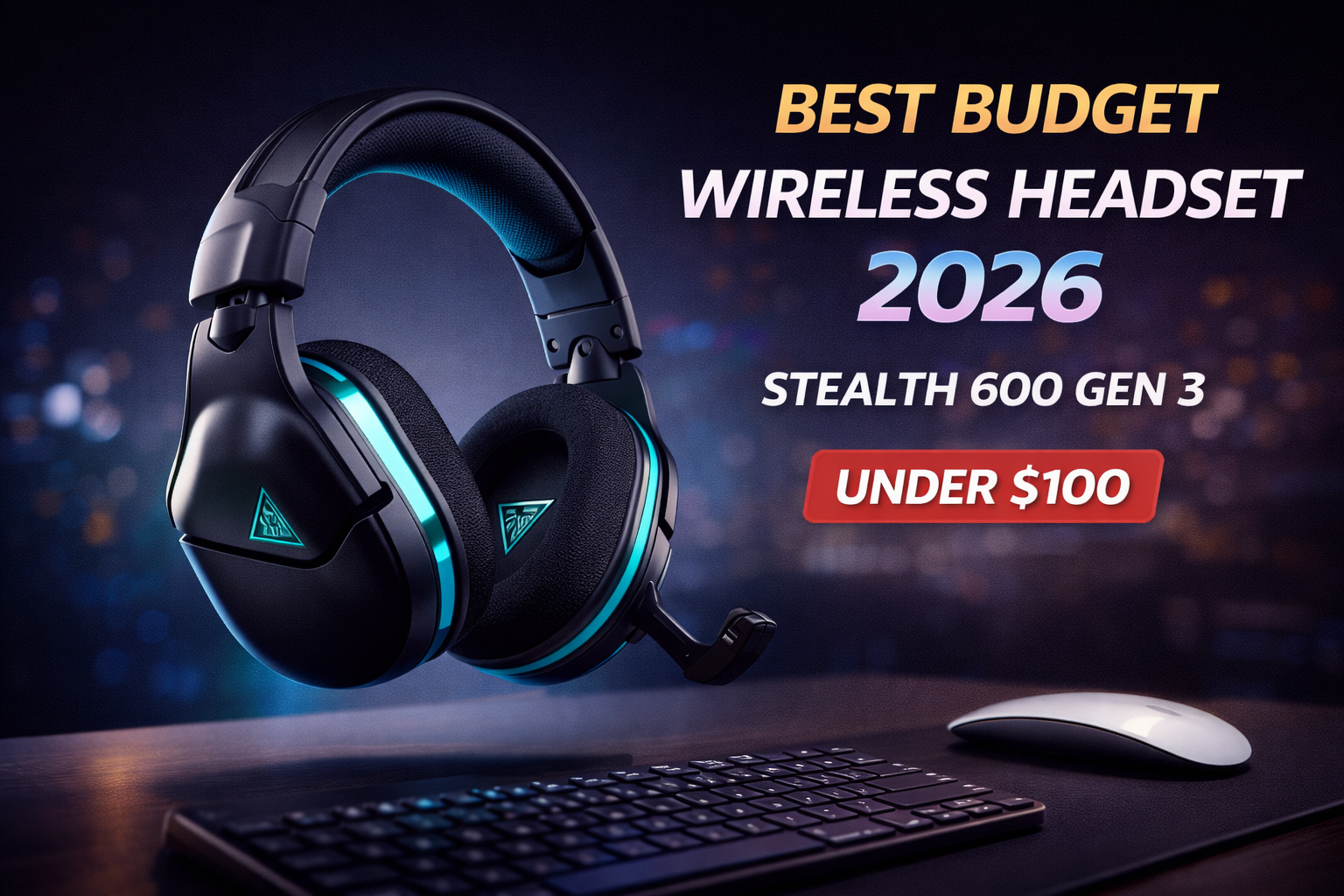 Best Budget Wireless Gaming Headset: Turtle Beach Gen 3 Stealth 600